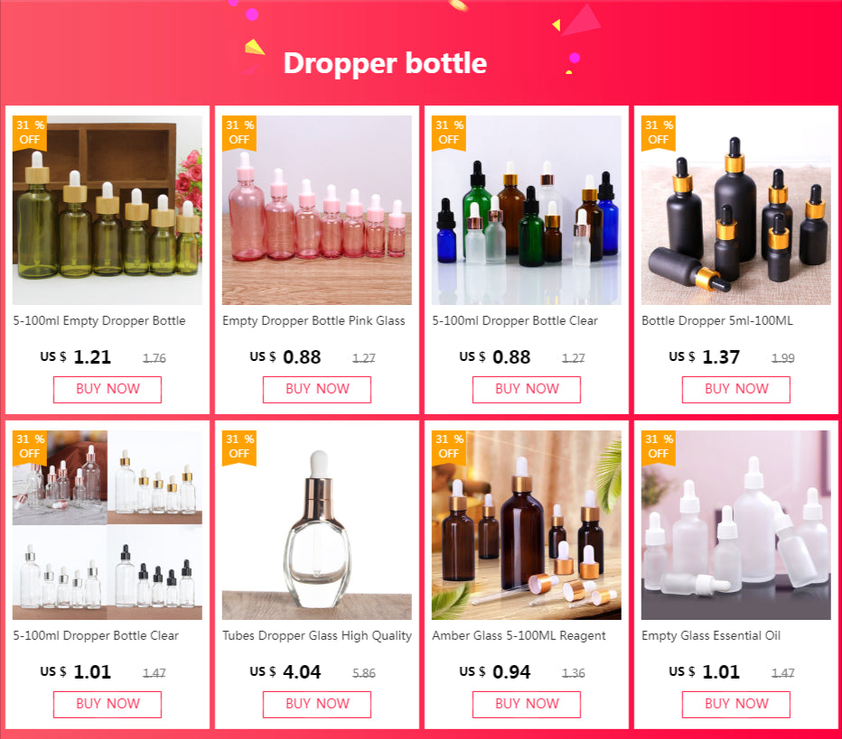 Amber Glass Dropper Bottles with Scale for Easy Refilling - Smarsty