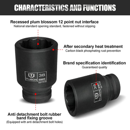 Kamolee 3100NM Brushless Electric Impact Wrench - Smarsty