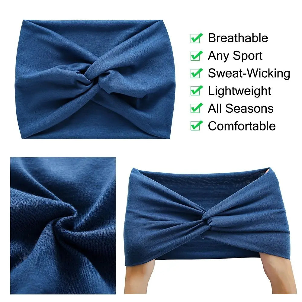Extra Large Thick Wide Headband Turban Comfortable Fit - Smarsty