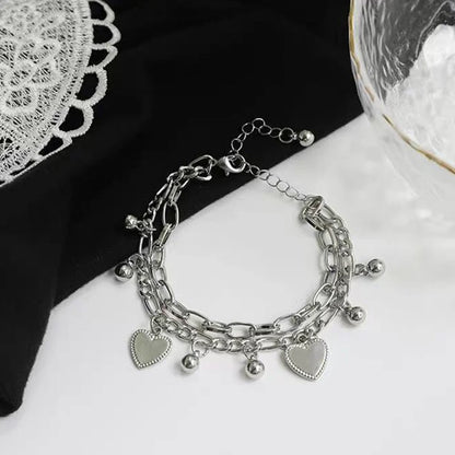 Women's Multi Layered Steel Ball Love Bracelet - Smarsty