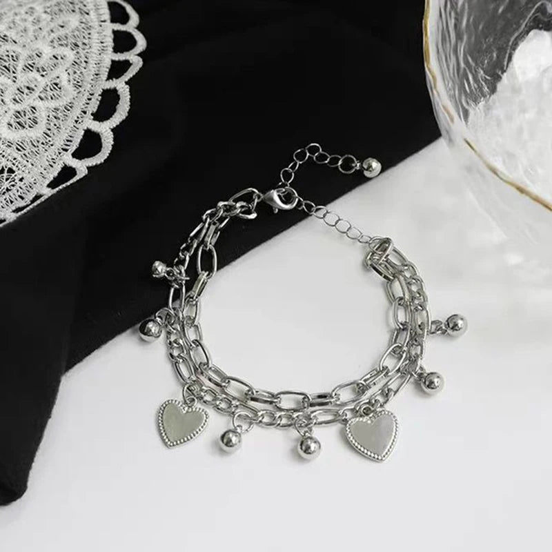 Women's Multi Layered Steel Ball Love Bracelet - Smarsty