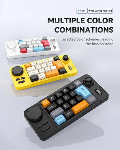 Hot Swap Mechanical Keyboard With Volume Scroll Keypad