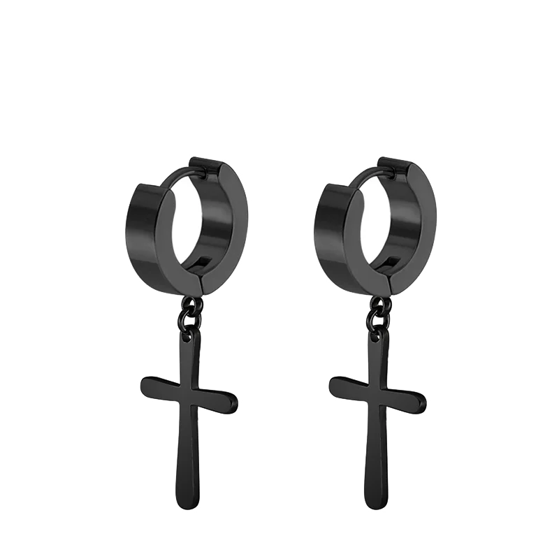 Punk Stainless Steel Stud Earrings Set for Men and Women - Smarsty