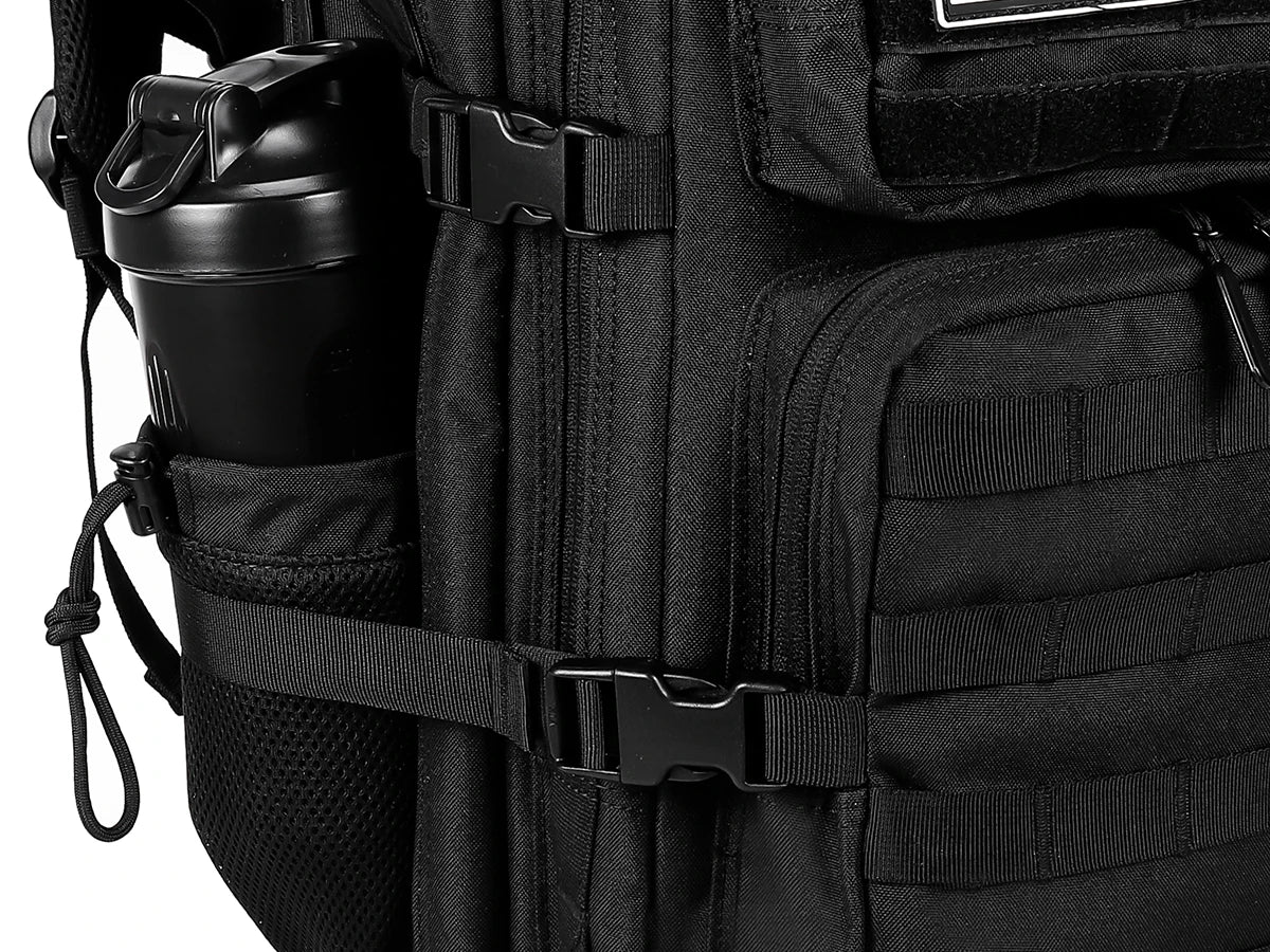 LHI 45L/35L/25L Tactical Backpack for Men and Women Waterproof Athlete Gym Outdoor Bag Travel Hiking Rucksack with Bottle Holder - Smarsty