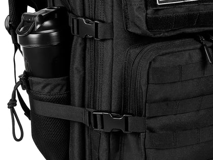 LHI 45L/35L/25L Tactical Backpack for Men and Women Waterproof Athlete Gym Outdoor Bag Travel Hiking Rucksack with Bottle Holder - Smarsty