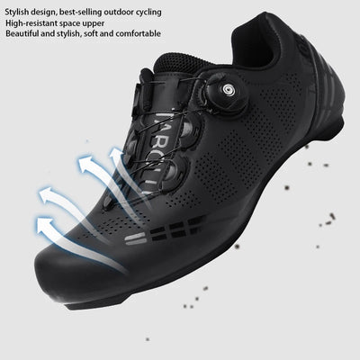 LiXingMing Cycling Shoes Road Bike Men Racing Contest Self-Locking Speed Bicycle Sneakers Women Spd Cleats Cycling Footwear by Smarsty