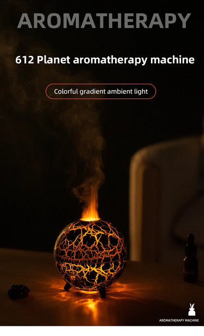 Colorful Atmosphere Lamp USB Humidifier with Essential Oil Diffuser - Smarsty