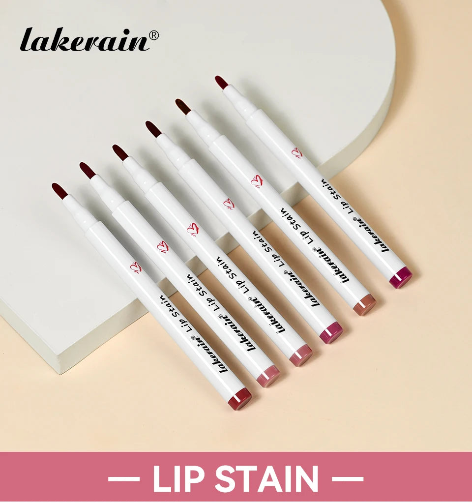 Lakerain Long-lasting Lip Gloss 6 Colors Matte Color Not Easy To Fade Non-stick Cup Silky Lip Gloss Wholesale ship for us