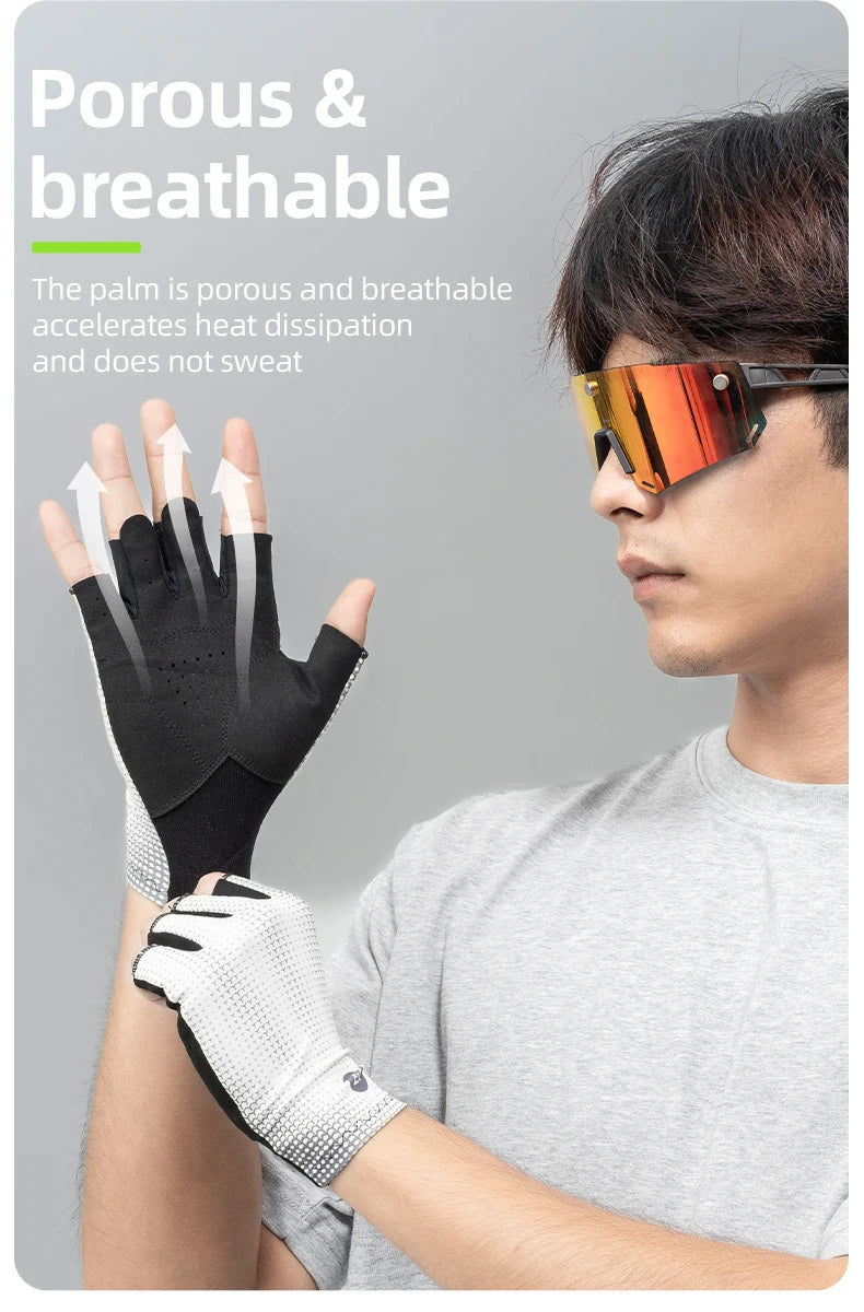 RockBros Breathable Cycling Gloves Half Finger Anti Slip - Smarsty
