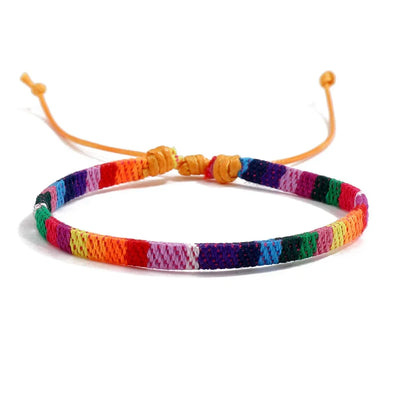 Colorful 12Pcs Nepal Ethnic Bracelet Set for Women - Smarsty
