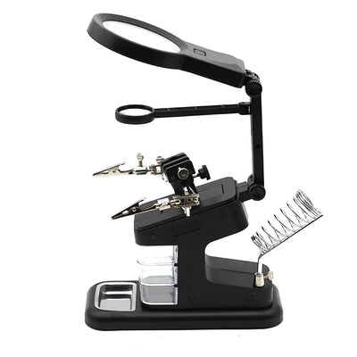 Welding Magnifying Glass with LED Light and Clip - Smarsty