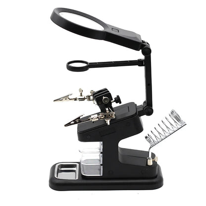 Welding Magnifying Glass with LED Light and Clip - Smarsty