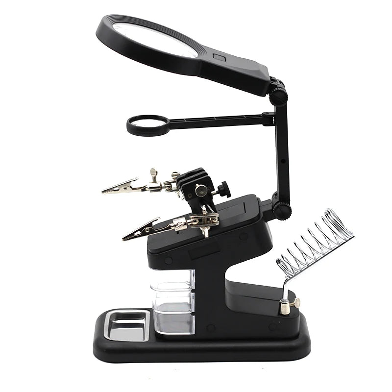 Welding Magnifying Glass with LED Light and Clip - Smarsty