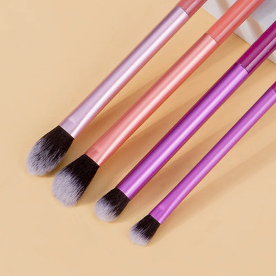 Soft Synthetic Hair Makeup Brush Kit for Flawless Application - Smarsty