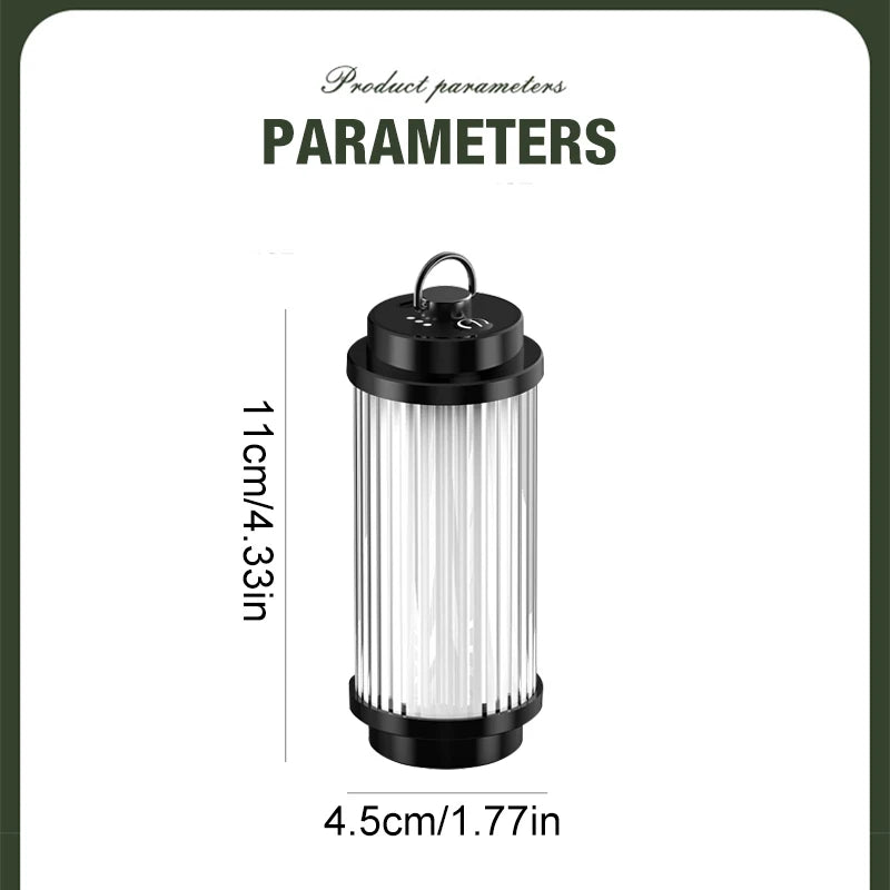 Outdoor camping tools camping lights 5 kinds of lights adjustable ceiling can be connected with the bracket TYPE-C charging. by Smarsty