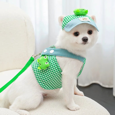 Duck Frog Pet Harness Set for Cats and Puppies - Smarsty