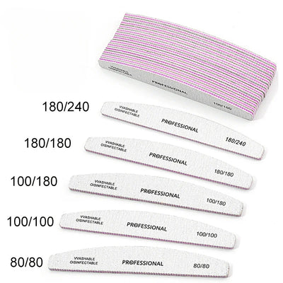 Professional Nail File Set for Gel Polishing 5 Pieces - Smarsty