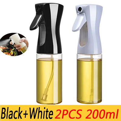 200/300/500ml Oil Spray Bottle BBQ Cooking Olive Oil Sprayer Plastic Baking Oil Spray Empty Bottle Vinegar Bottle Or  Oil brush - Smarsty