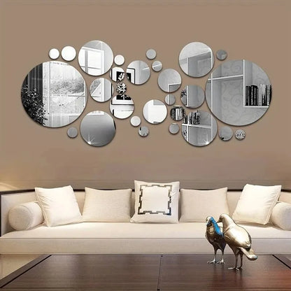 3D Acrylic Mirror Wall Stickers for Stunning Room Decor - Smarsty