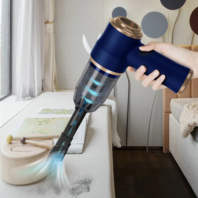 new Car vacuum cleaner household appliances portable battery long life powerful vacuum cleaner suitable for cleaning car debris - Smarsty