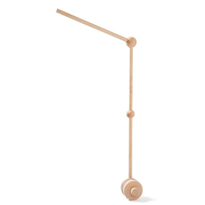 Baby Crib Mobile Bed Bell Rattle Toys Wooden Crochet Stars Pendant Bed Bell Toys Newborn Comfort Crib Bracket Hanging Toys Gifts by Smarsty
