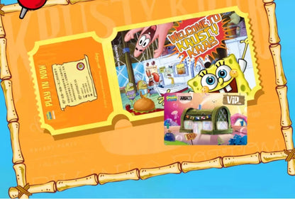 Spongebob building block cartoon Krusty Krab creative restaurant scene model Patrick Star assembly toy children's birthday gift by Smarsty