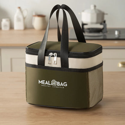 Insulated Lunch Bag With Waterproof Shoulder Strap - Smarsty