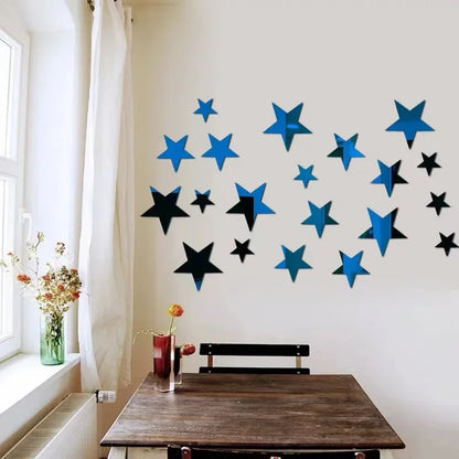 Star Mirror Wall Stickers for Stunning Home Decor - Smarsty
