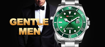 Classic Stainless Steel Quartz Watch with Magnifying Glass - Smarsty