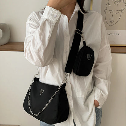 Nylon Crossbody Bag For Women Portable Casual Style - Smarsty