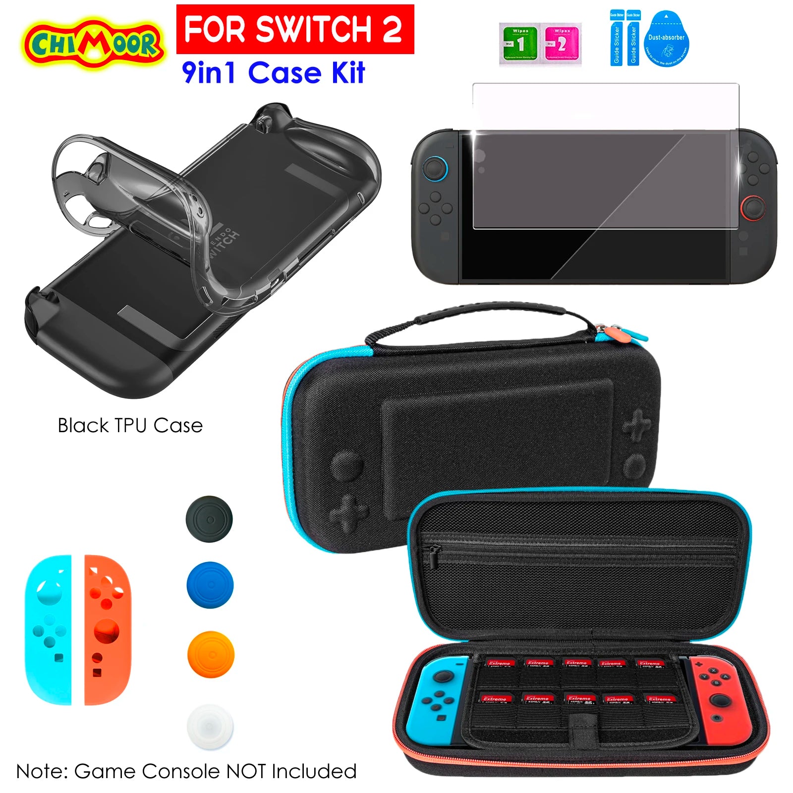 Protective Case for Nintendo Switch 2 with Ergonomic Grip - Smarsty
