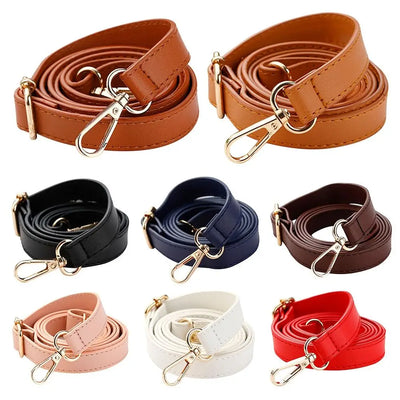Fashion PU Leather Bag Handle Replacement Bags Strap 130cm Adjustable Shoulder Bag Strap Handbag Belts Bag Parts Accessories - Smarsty