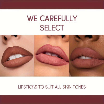 Ushas 12 Color Matte Lipstick Set Long Lasting Waterproof - Smarsty