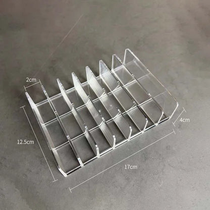 DVD/CD Organizer,Eyeshadow Palette Storage Tray Cosmetics Rack Makeup Tools Compartment Holder Sunglasses Storage Shelf by Smarsty