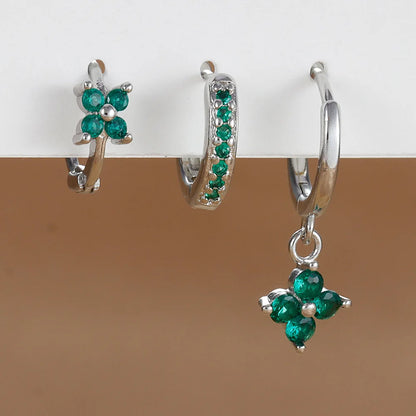 3PCS Stainless Steel Dangle Earrings Set for Women - Smarsty