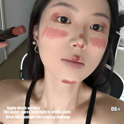 Waterproof Moisturizing Red Brown Lipstick for Long-Lasting Wear - Smarsty