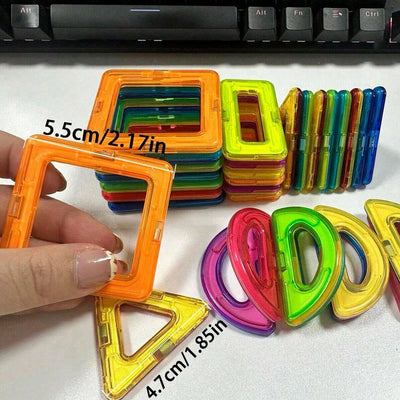 Magnetic Building Blocks DIY Magnets Toys medium size STEM Toys Construction Toys Learning Educational Magnet Toys - Smarsty