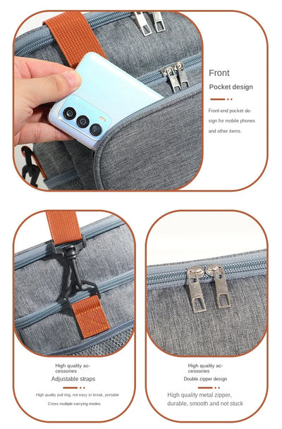Double Layer Leakproof Lunch Bag Large Capacity Insulation - Smarsty