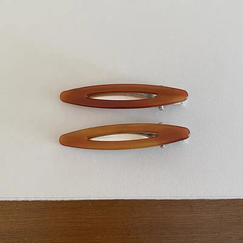 Colorful Acetate Hair Clips Set for Stylish Women - Smarsty