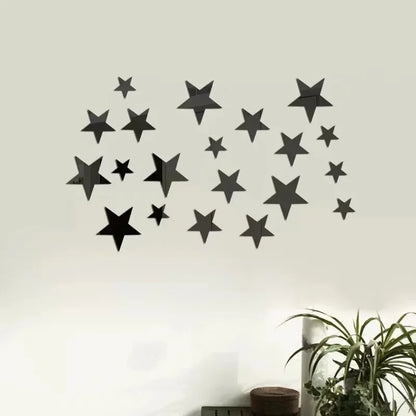 Star Mirror Wall Stickers for Stunning Home Decor - Smarsty
