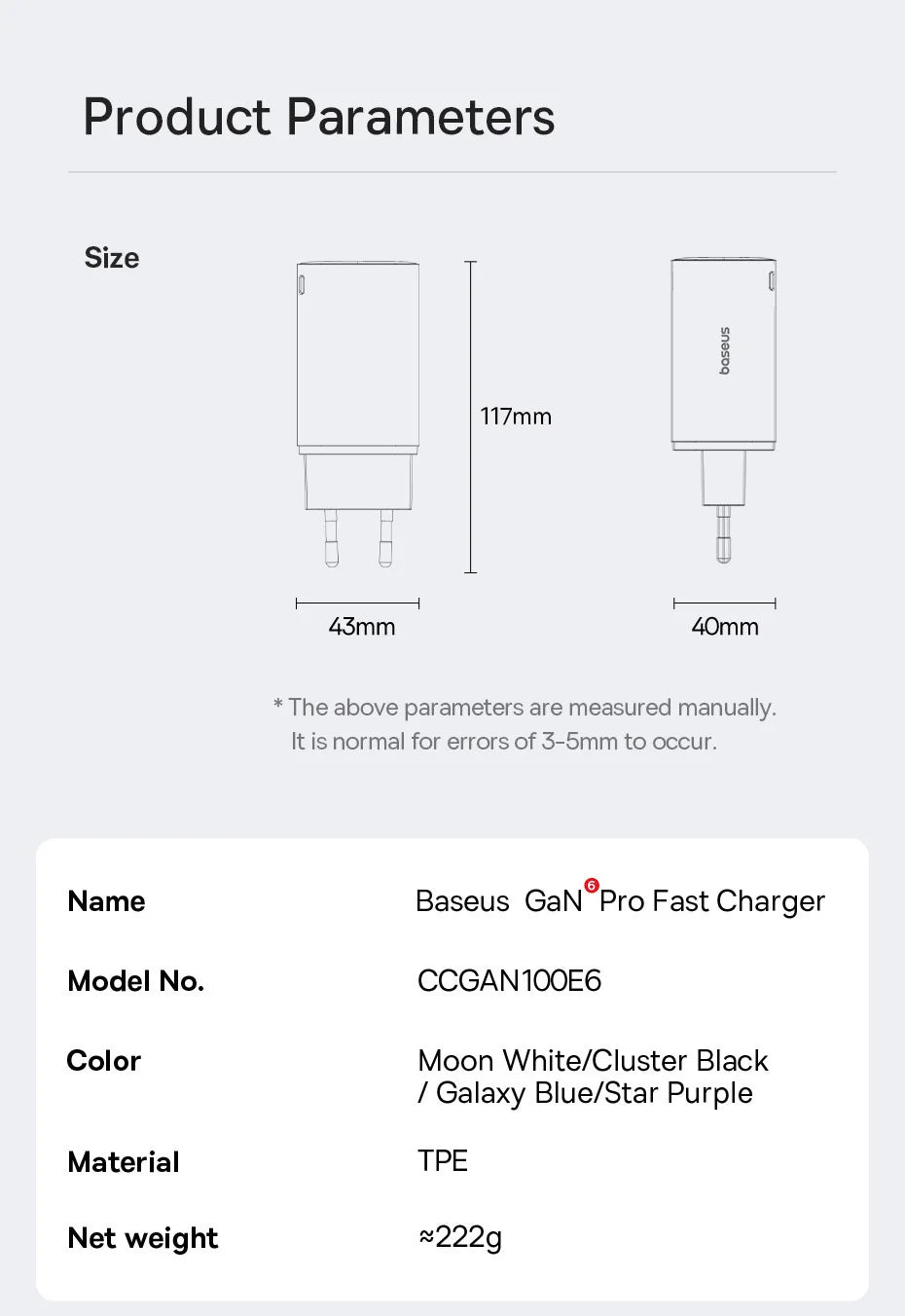 65W GaN USB C Charger With PD QC TravelReadyUltraCompact - Smarsty