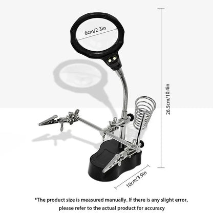 Lighted Magnifying Glass Repair Tool for Mobile Devices - Smarsty