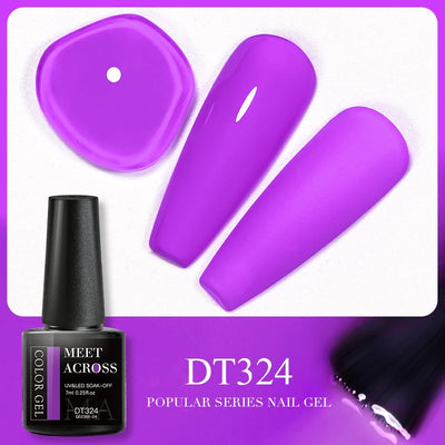 Pink Dried Flower Gel Nail Polish for Fairy Nail Art - Smarsty