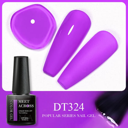 Pink Dried Flower Gel Nail Polish for Fairy Nail Art - Smarsty