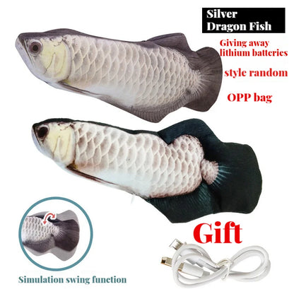 Electric Cat Toy Dancing Fish Interactive Plaything - Smarsty