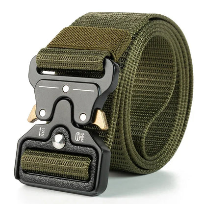 Tactical Canvas Belt Mens Military Outdoor Waistband - Smarsty