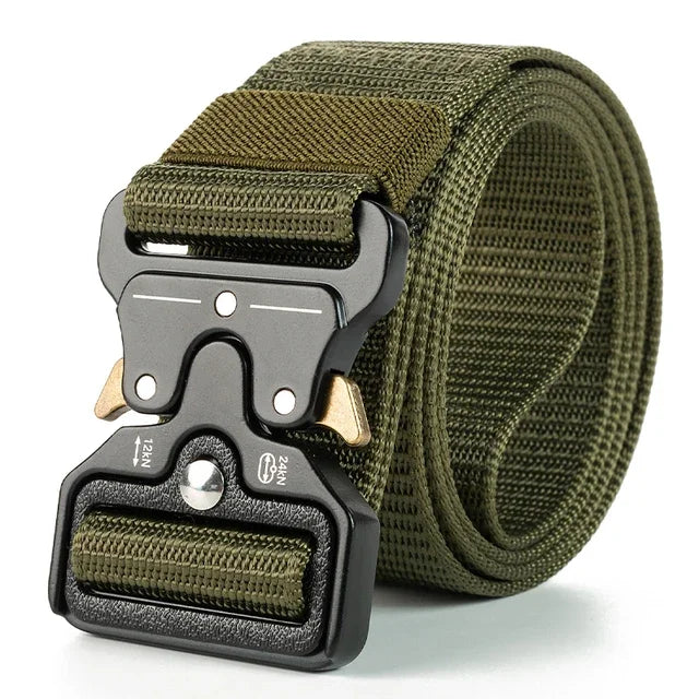 Tactical Canvas Belt Mens Military Outdoor Waistband - Smarsty