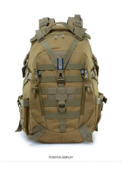 40L Tactical Backpack for Men Camping Hiking Backpacks Reflective Outdoor Travel Bags Survival Molle Climbing Rucksack Bag - Smarsty