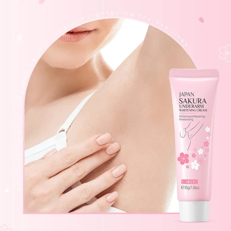 Laikou Sakura Underarm Cream for Skin Brightening - Smarsty