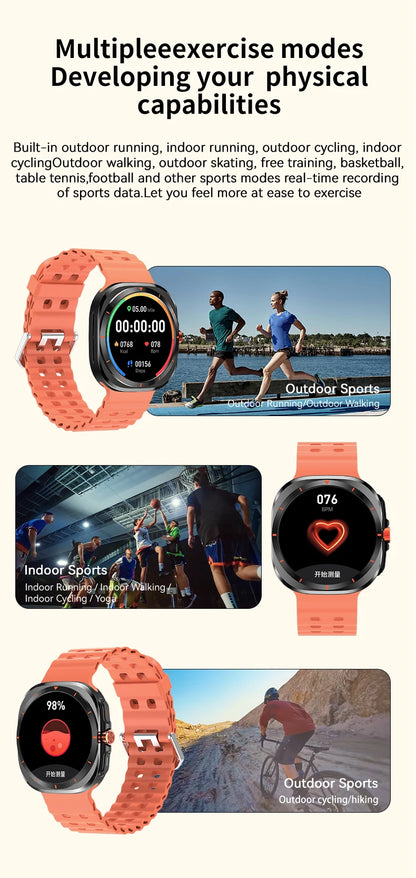 LAXASFIT GT7 Ultra Smart Watch for Fitness Tracking - Smarsty
